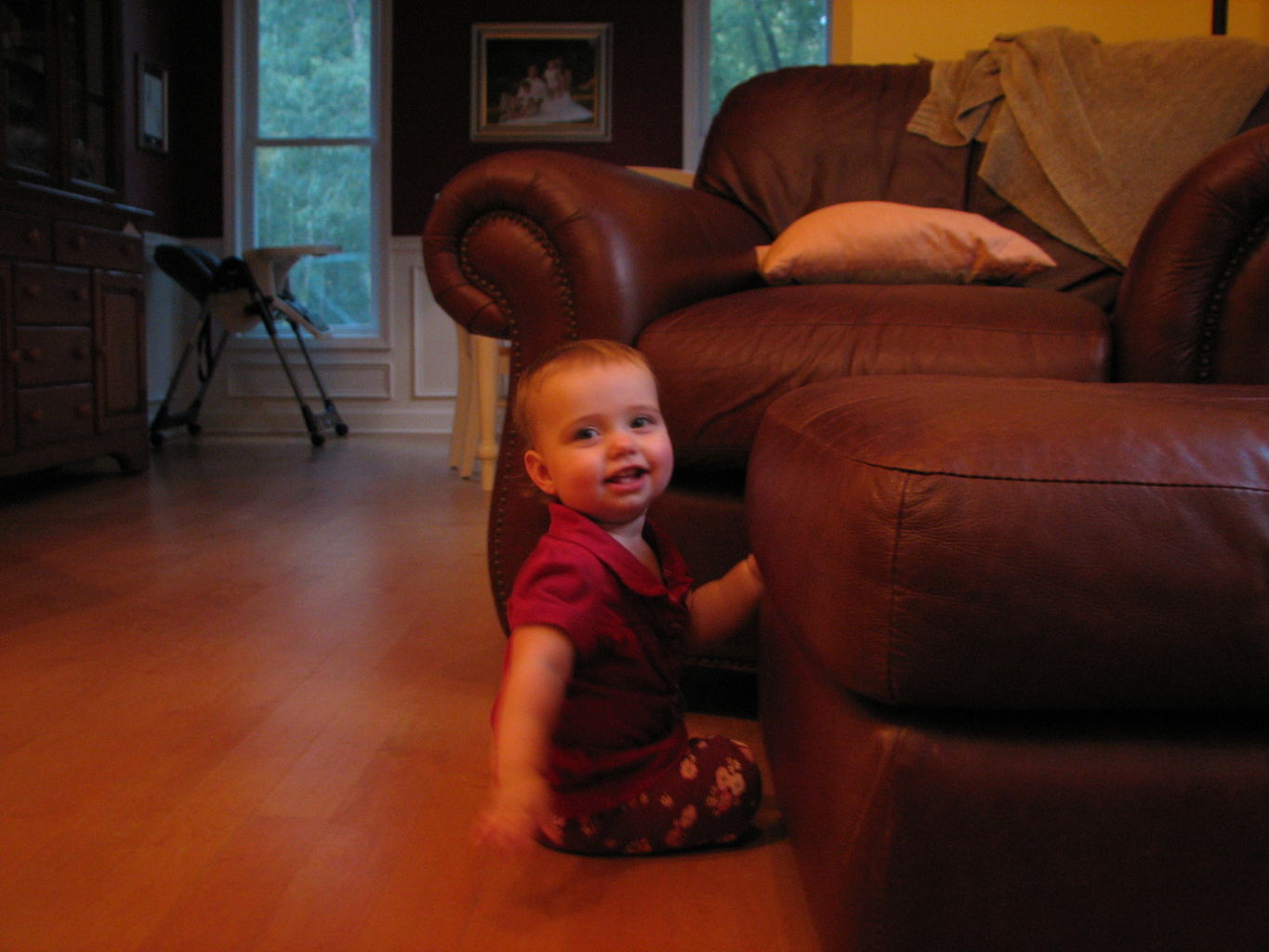 James and Hazel Playing