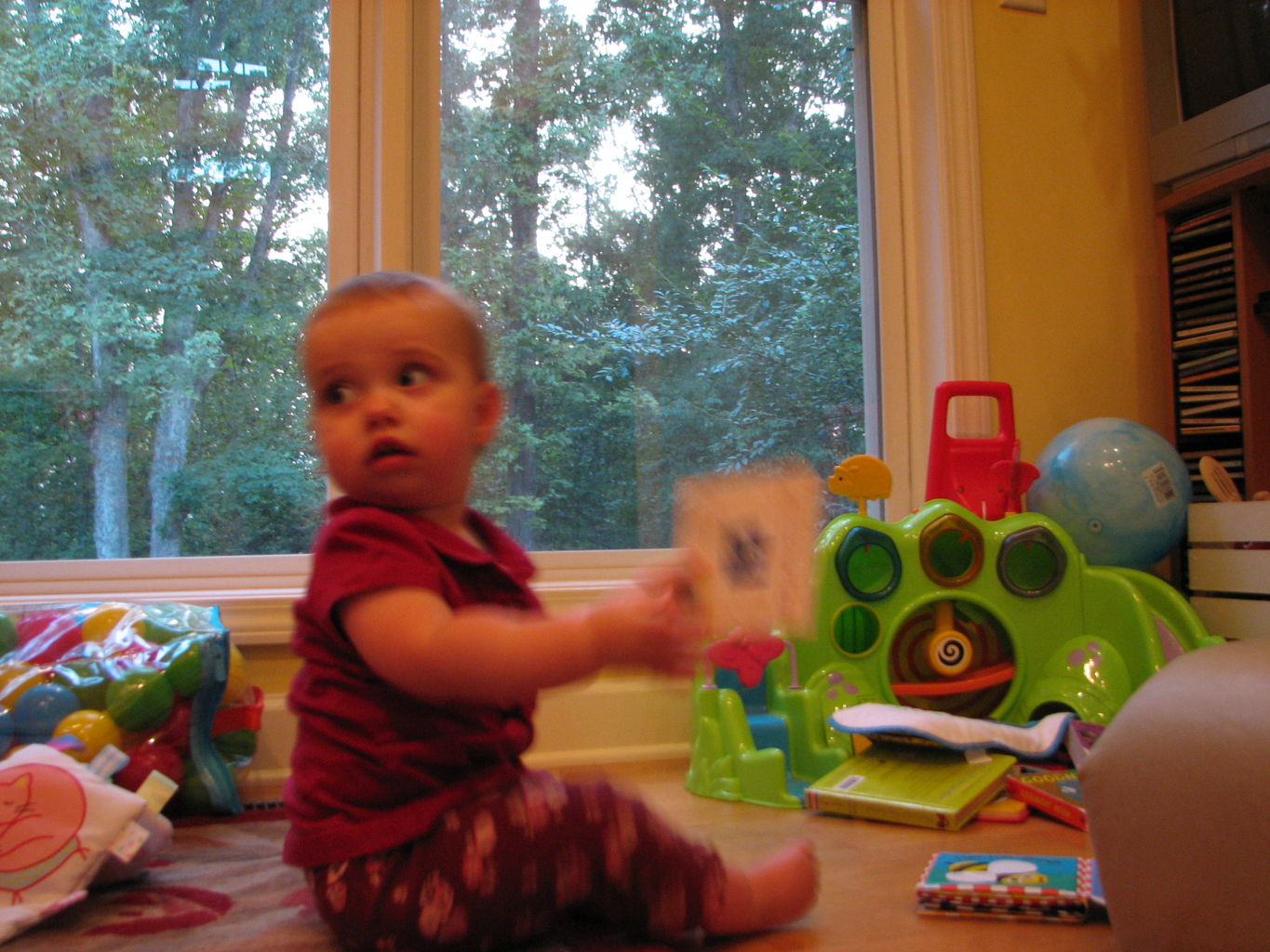 James and Hazel Playing