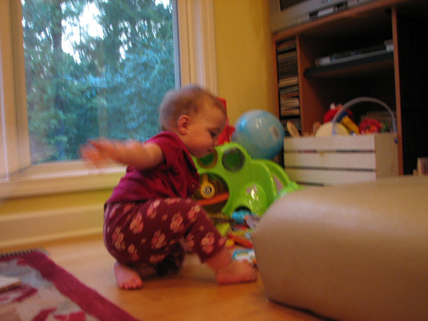 James and Hazel Playing