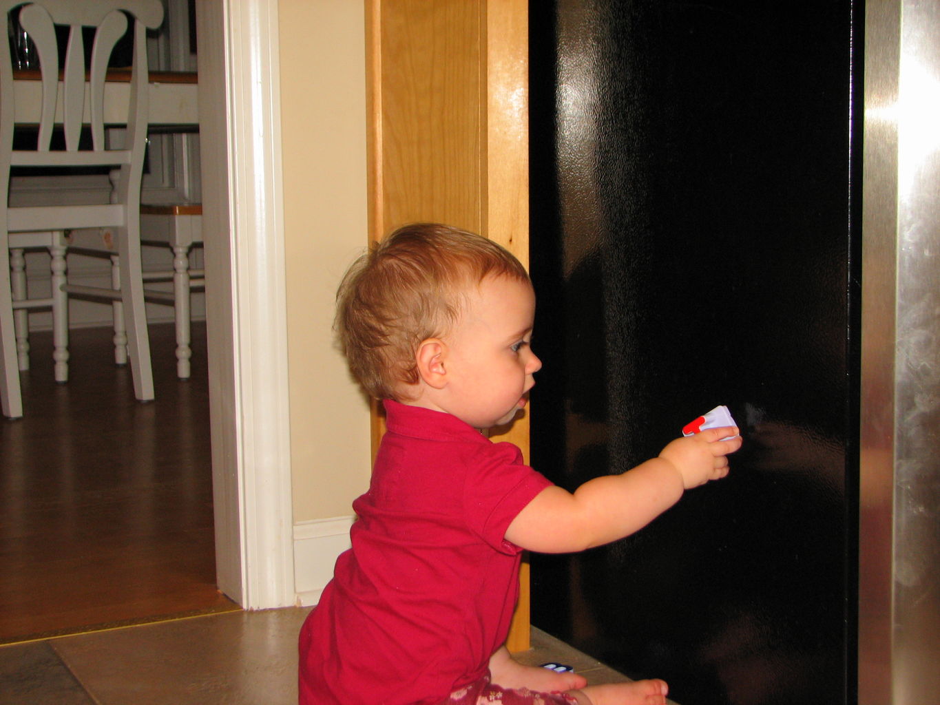 James and Hazel Playing