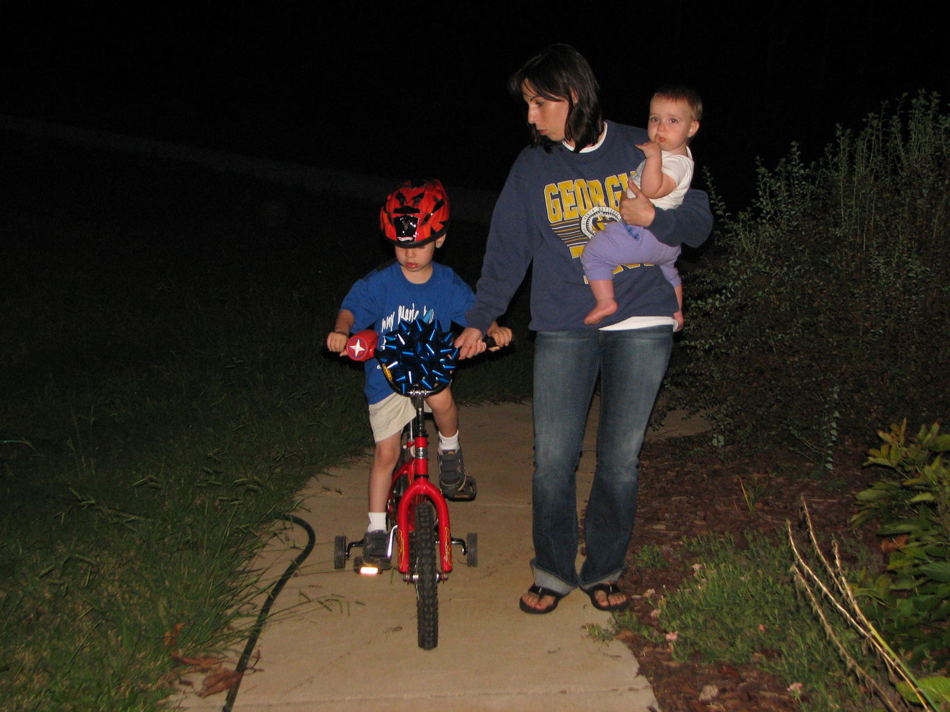 Jame's First Bike Ride