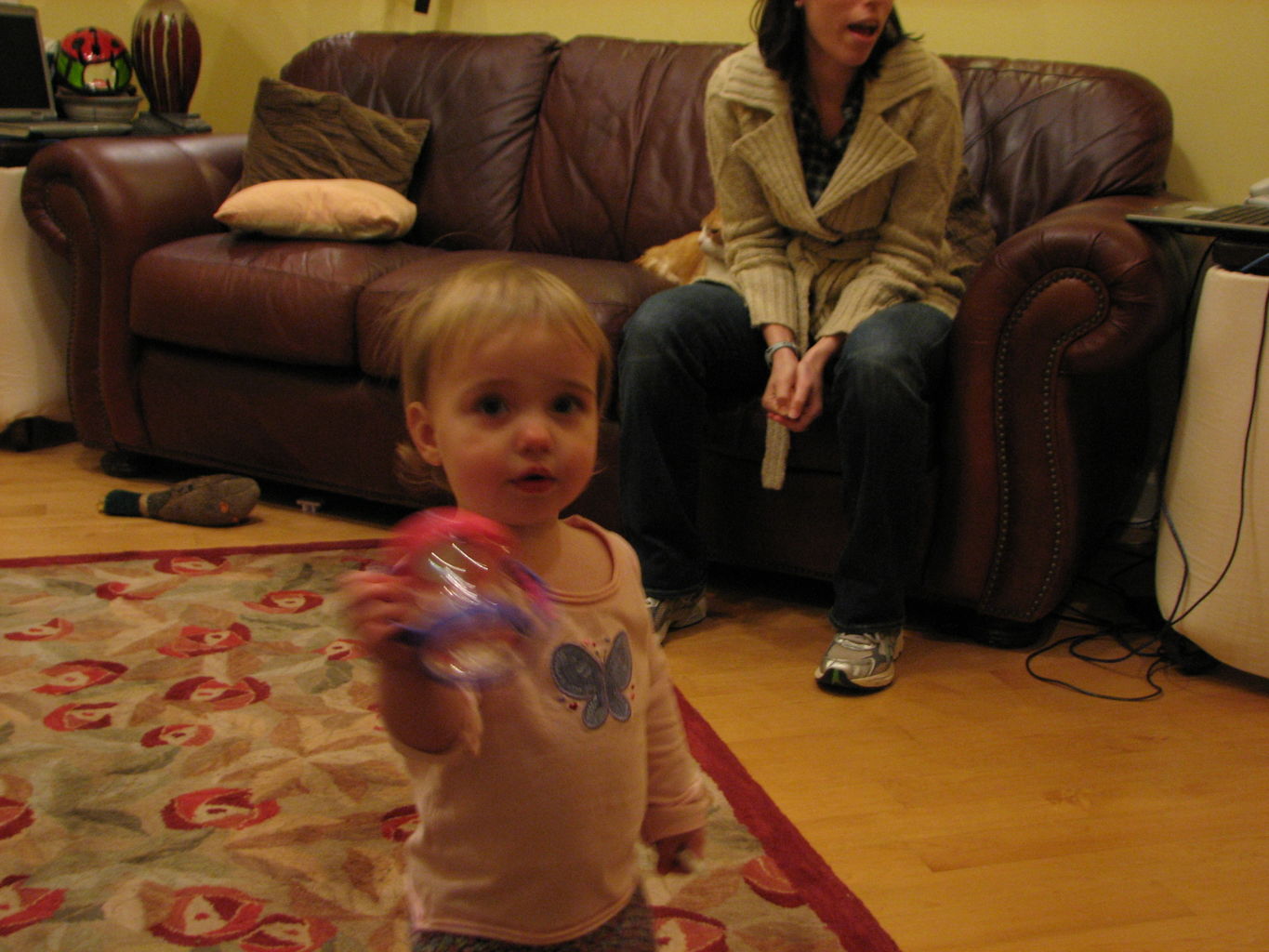 James and Hazel Playing