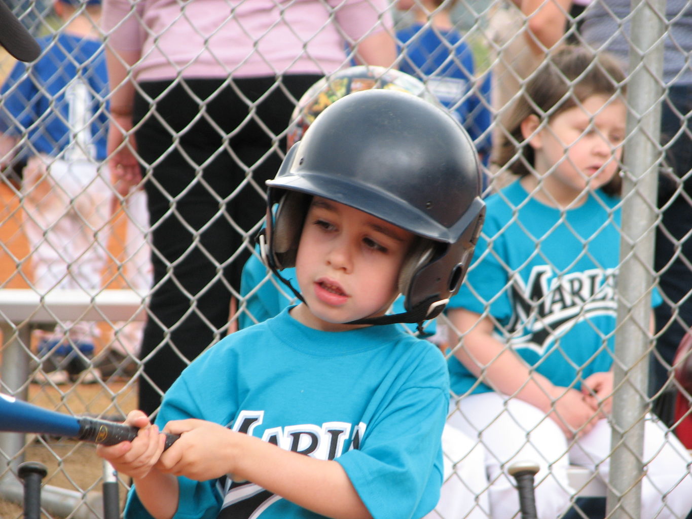 James' First T-Ball Game