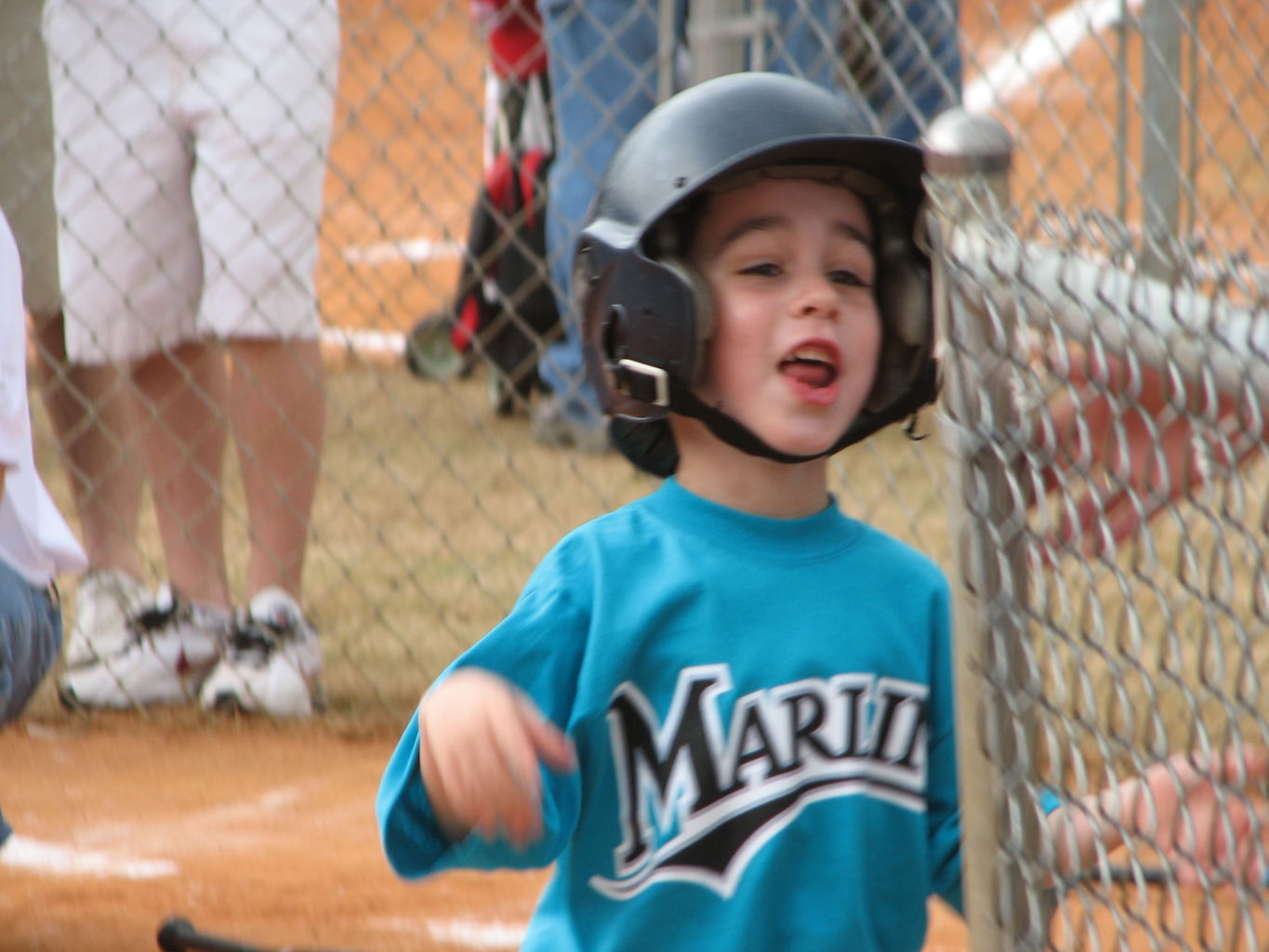 James' First T-Ball Game