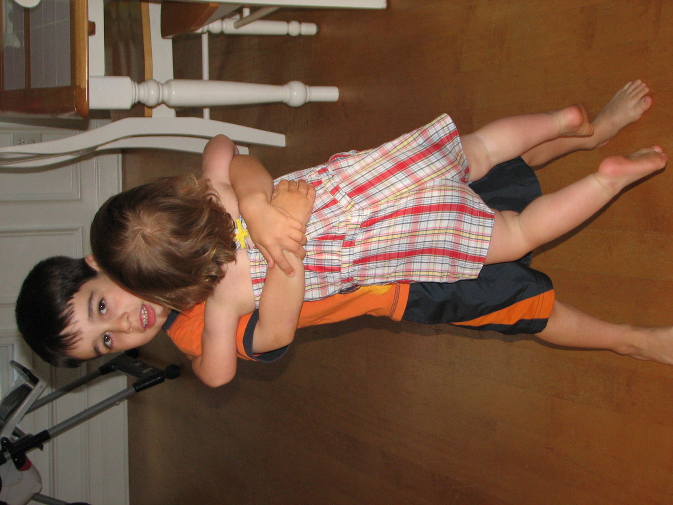 Hazel and James in the Play Tent