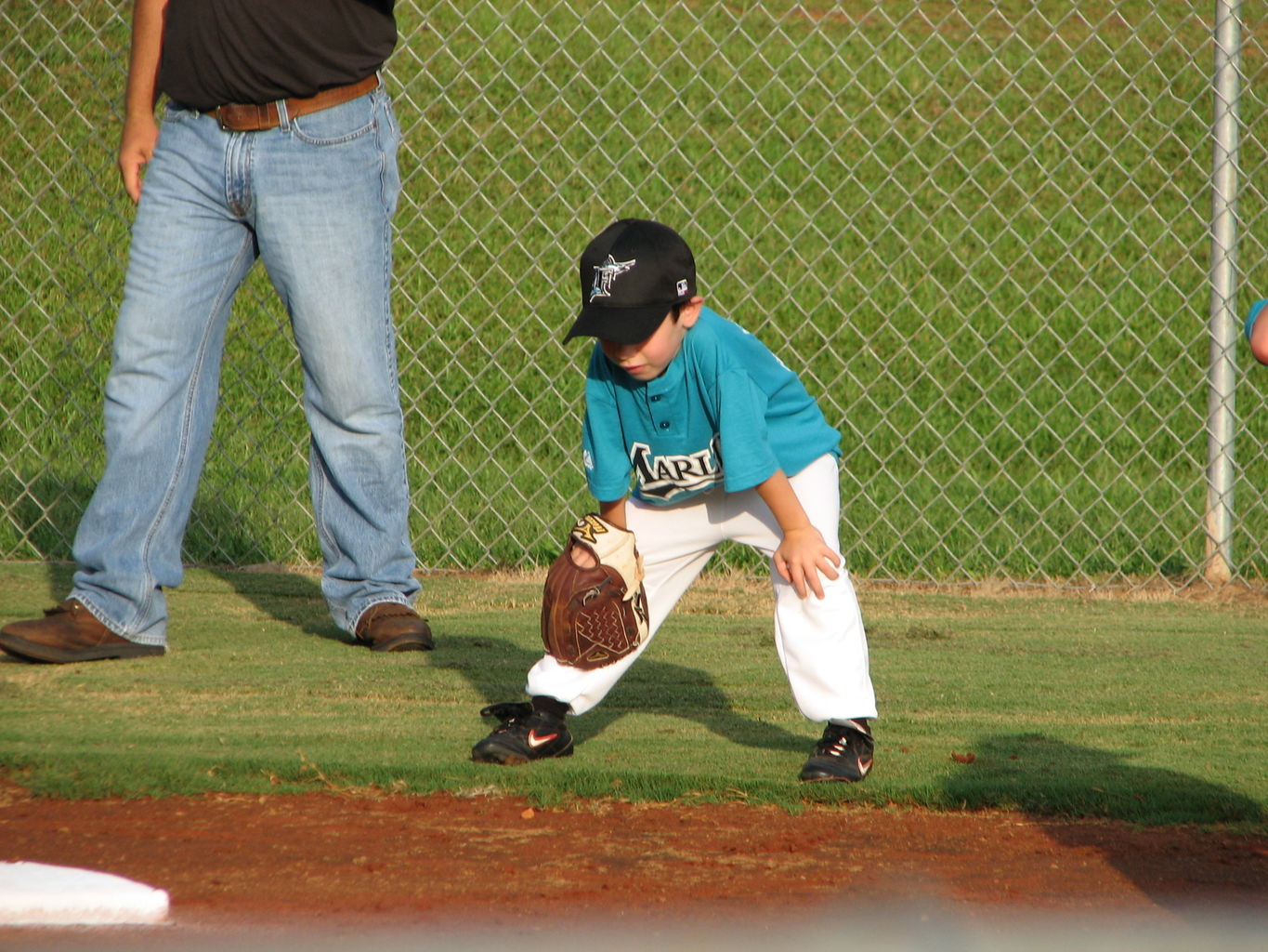 James Softball Practice