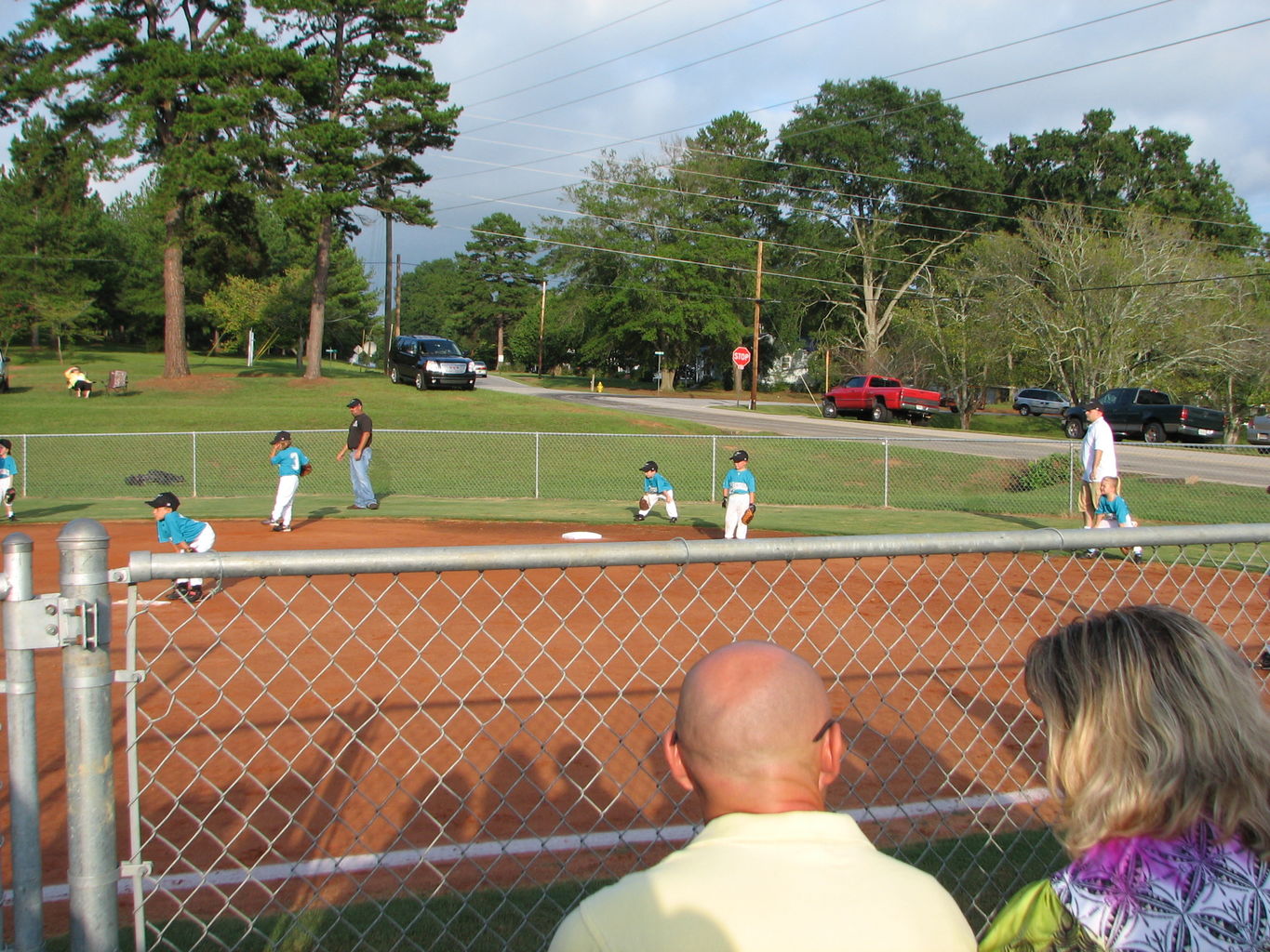 James Softball Practice