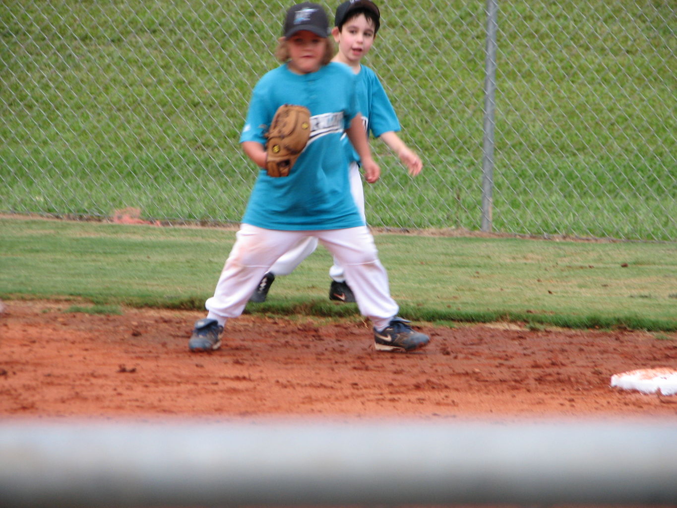 James Softball Practice