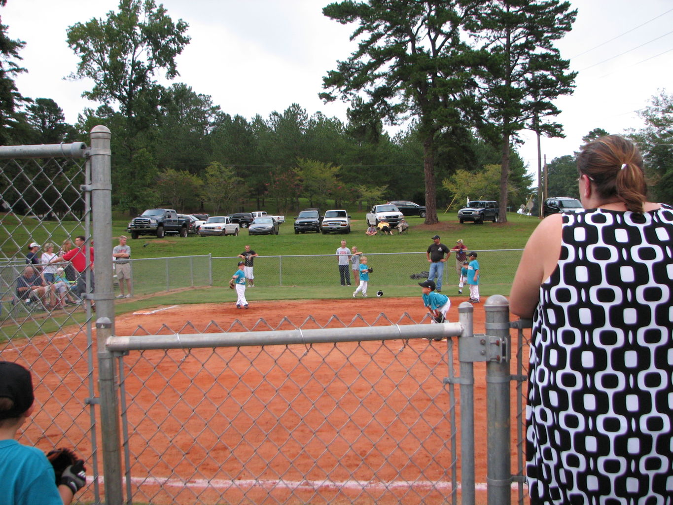 James Softball Practice