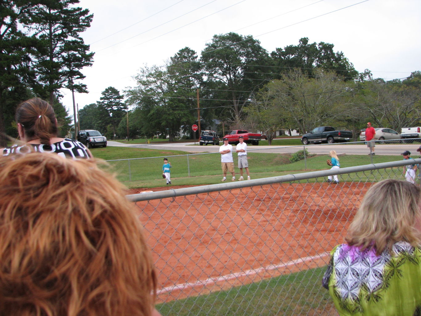 James Softball Practice