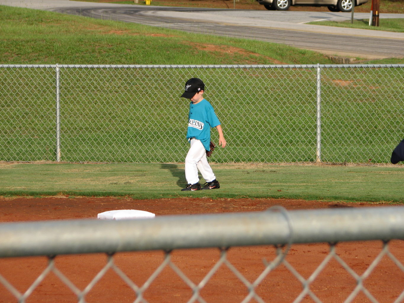 James Softball Practice