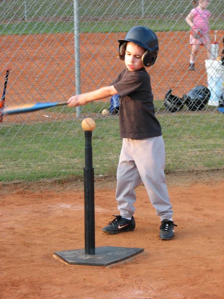 James Softball Practice