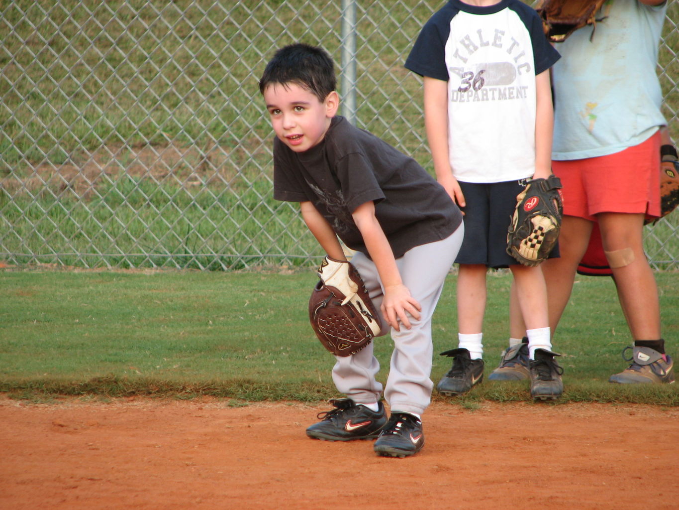 James Softball Practice