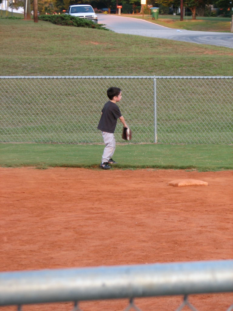 James Softball Practice