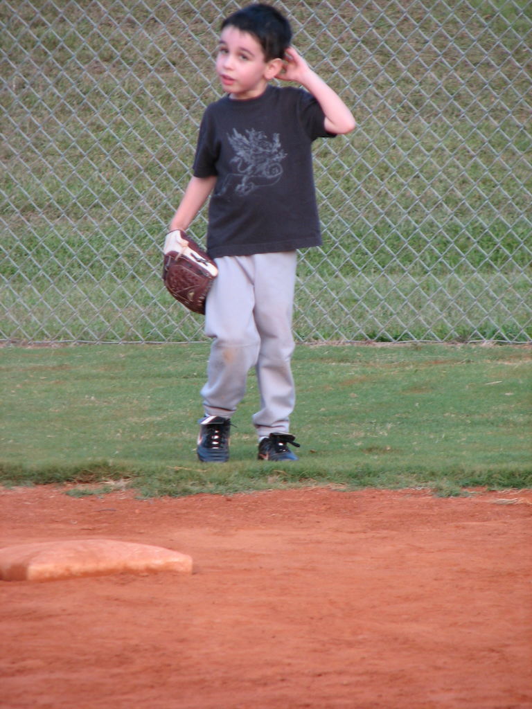 James Softball Practice