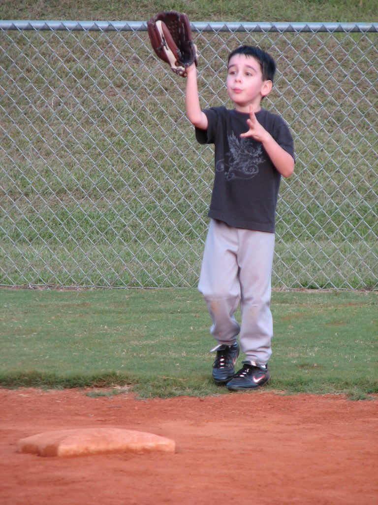 James Softball Practice