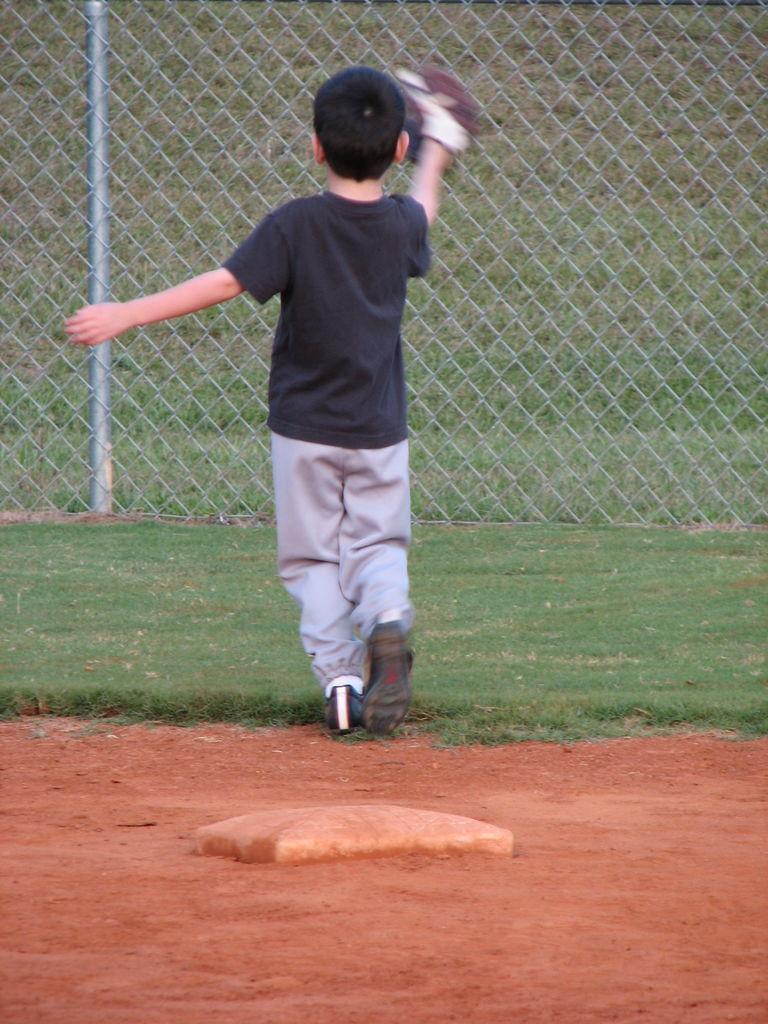 James Softball Practice