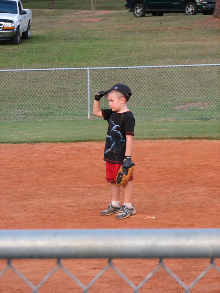 James Softball Practice