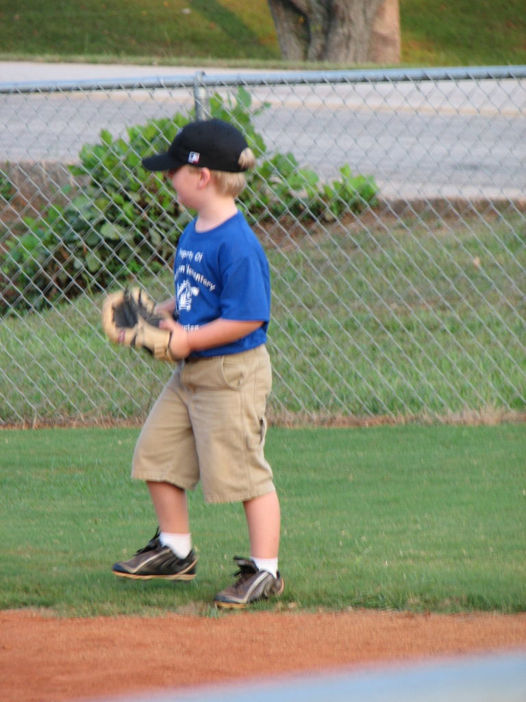 James Softball Practice