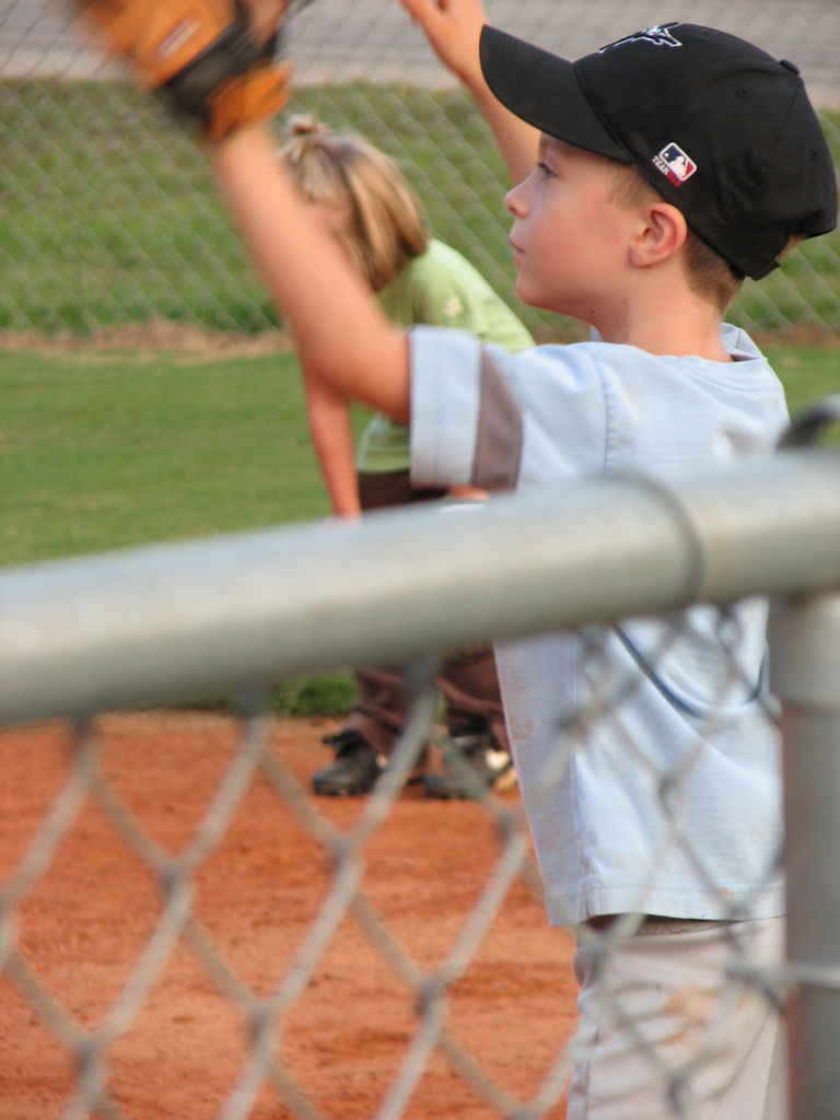 James Softball Practice