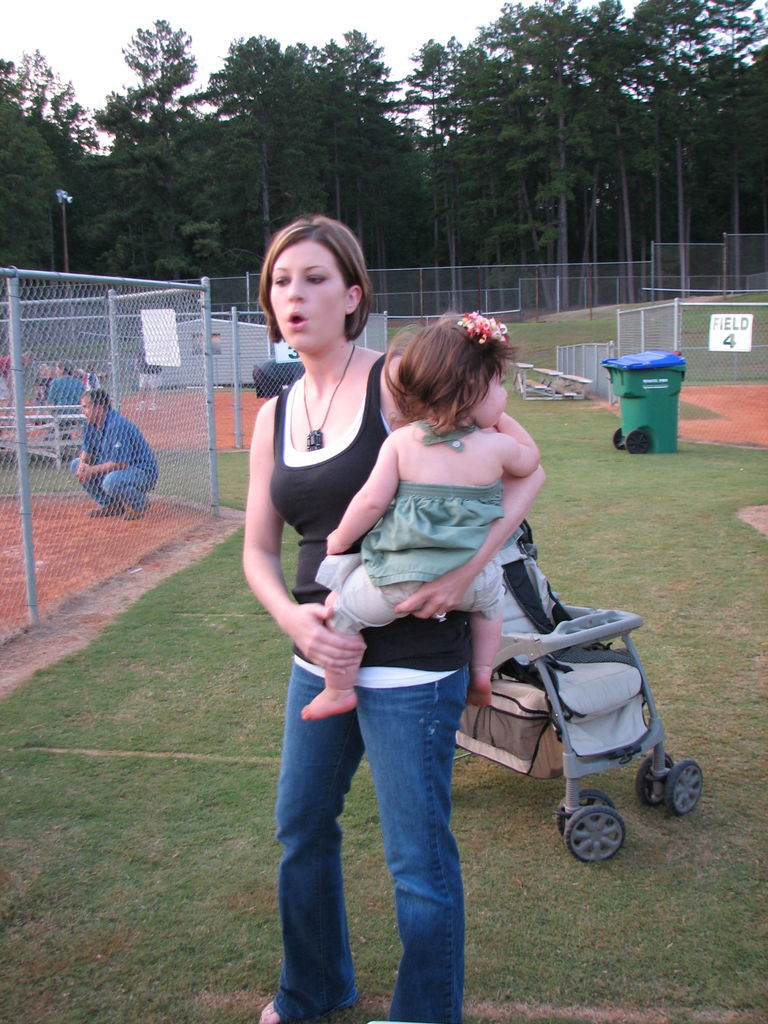 James Softball Practice