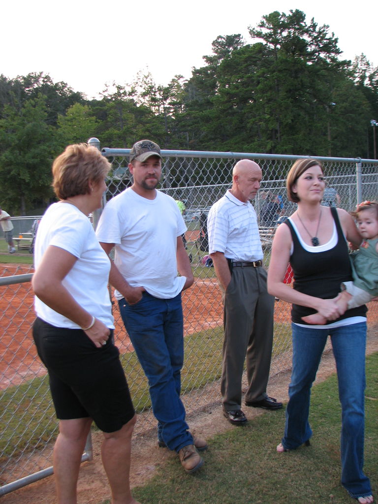 James Softball Practice