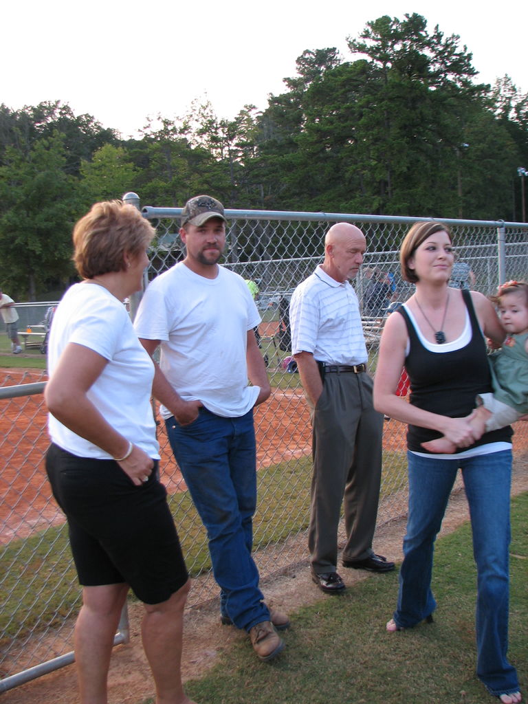 James Softball Practice