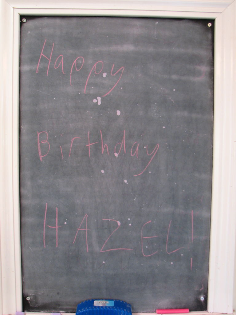 Hazel's Birthday