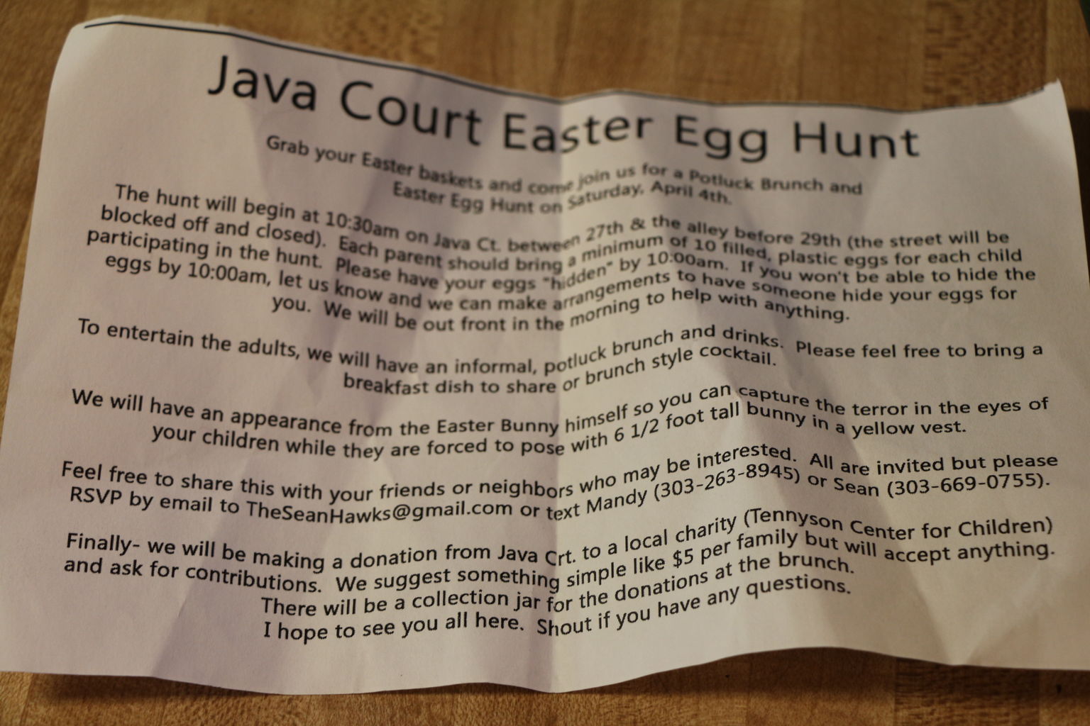 Java Ct Easter Egg Hunt - 2015