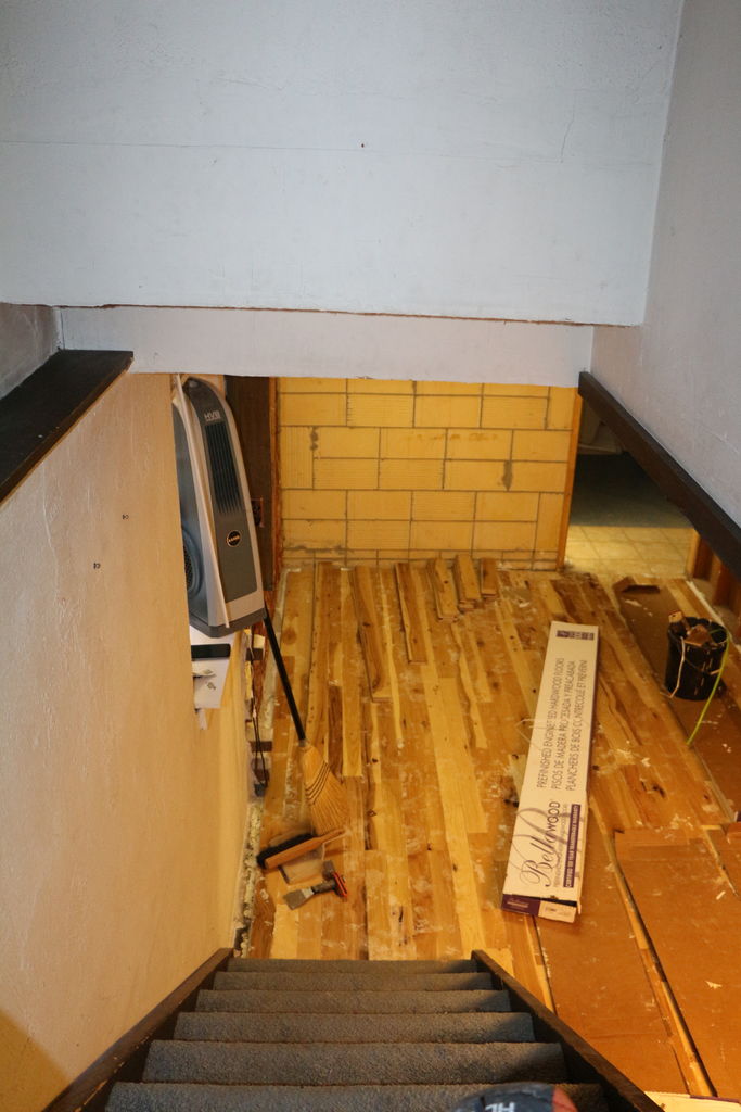 Basement Flooring Project