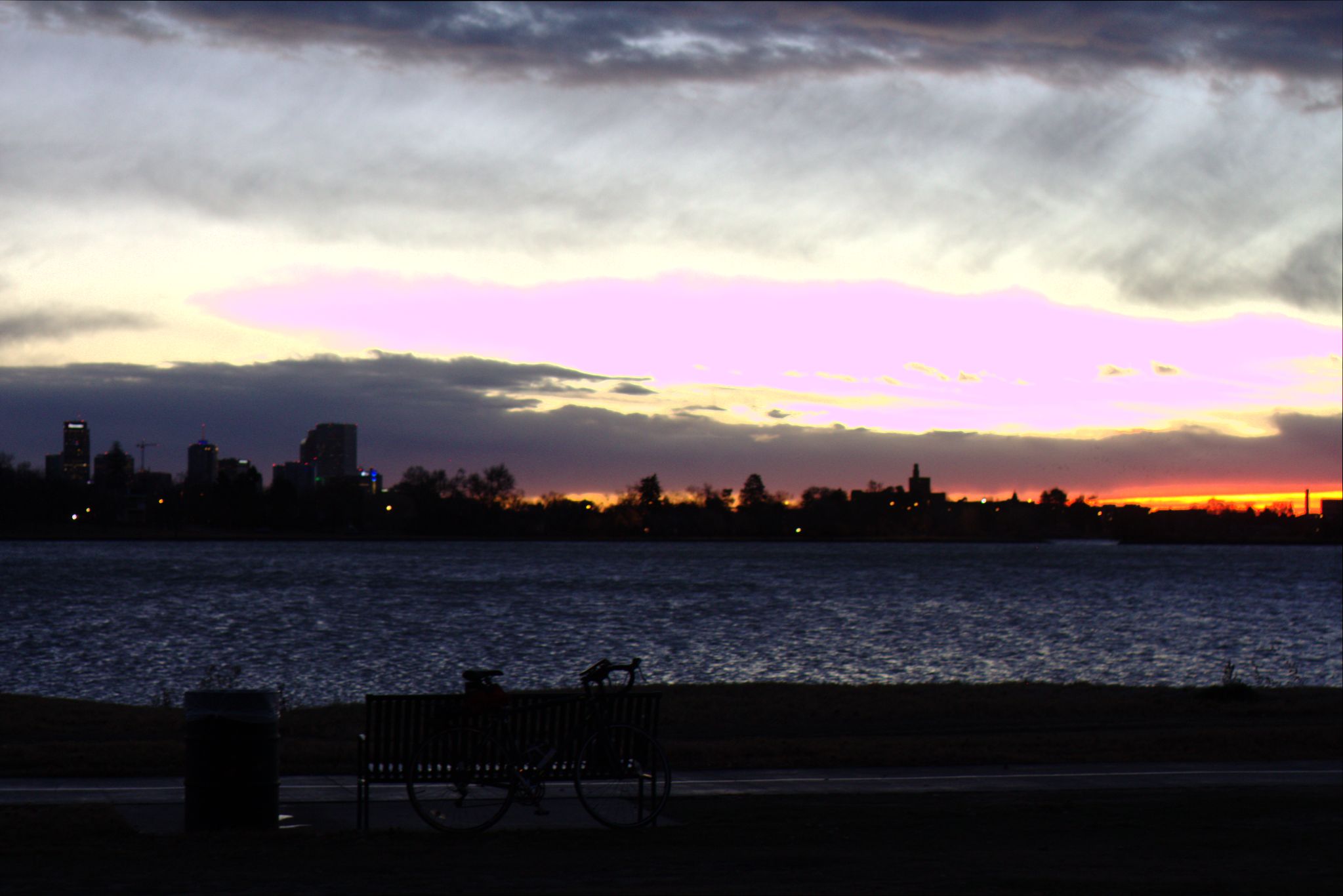 Sunrise at Sloan's Lake