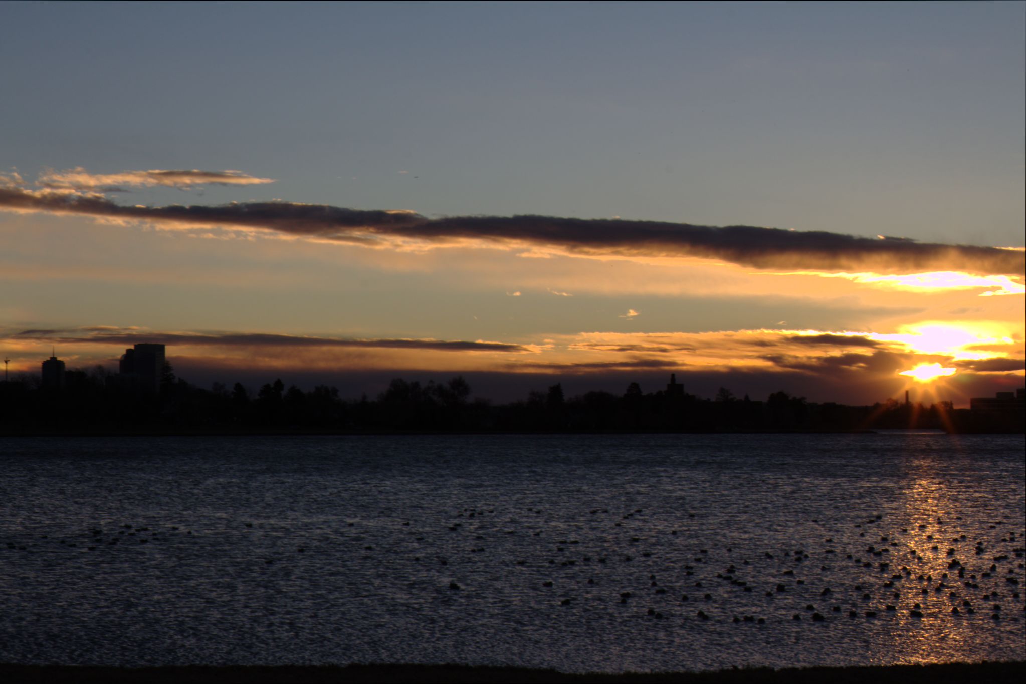 Sunrise at Sloan's Lake