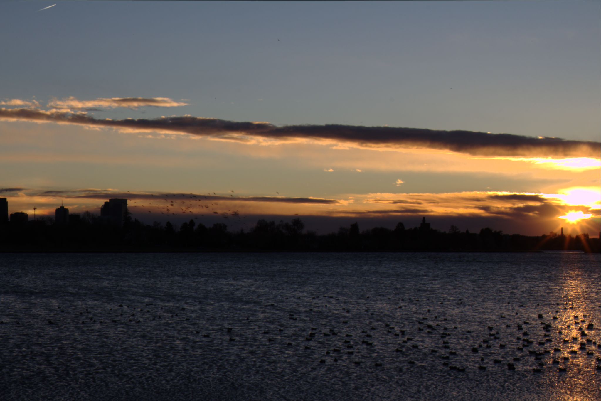 Sunrise at Sloan's Lake