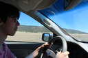 James Driving