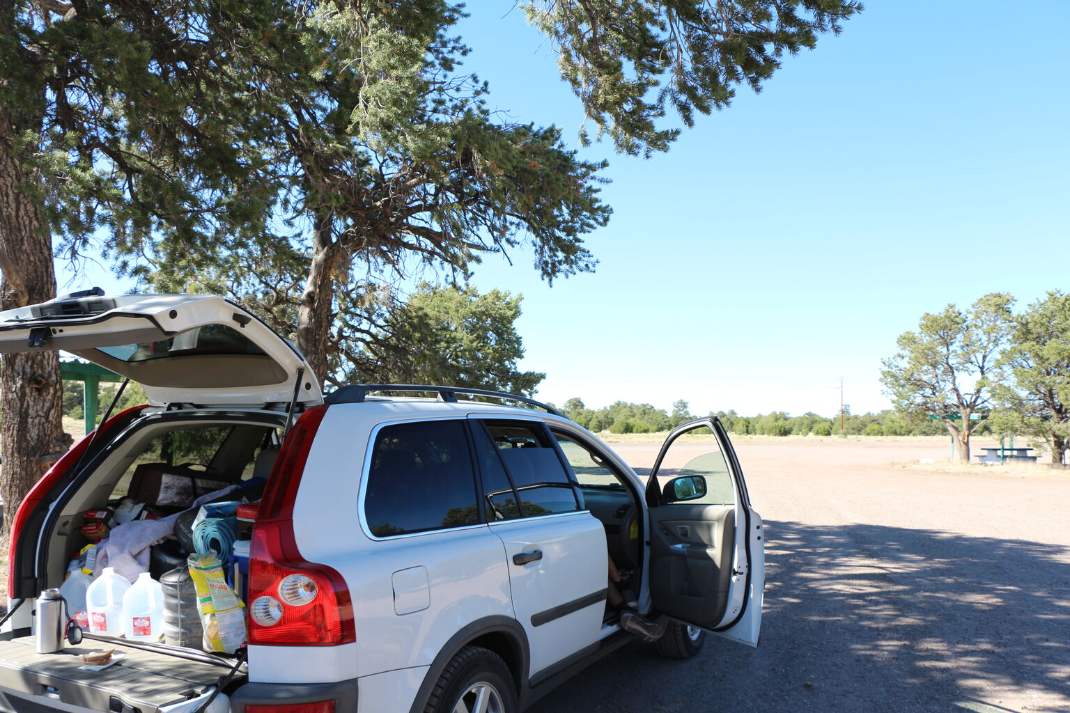 Lunch at a rest stop
