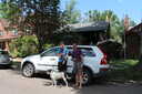 Leaving for Michigan with Daisy!